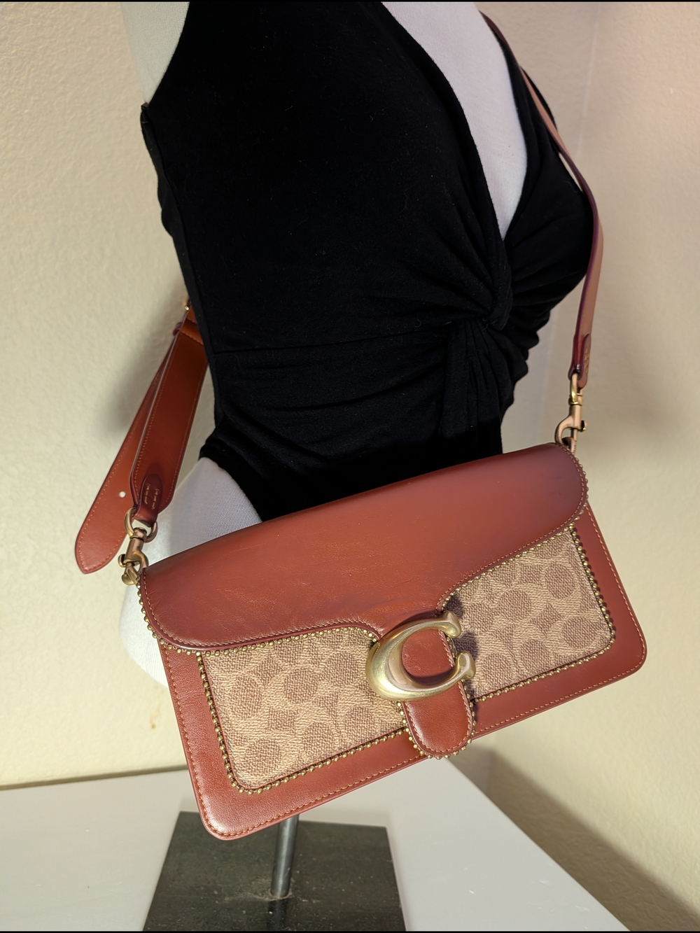 archival drip | Coach Tabby 26 | riveted + signature canvas crossbody purse - Picture 2 of 8